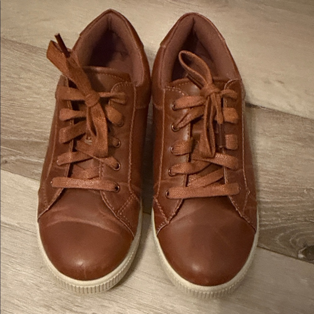 Deer Stags Brown Kids Dress Shoes